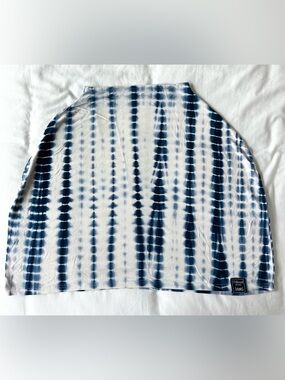 MILKMAID GOODS Navy White Tie Dye 5-in-1 Nursing, Carseat, etc Cover